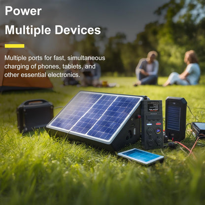 Mini Power Distribution Box 12V DC Batterij Socket Max. 50A Stroom met 2 x Anderson, 6 x USB & 3 x Cig Sockets, Mini Batterij Box voor Outdoor RV Camping Vissen Noodgevallen