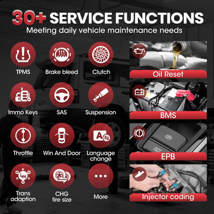 Autel MaxiPRO MP808BT PRO, 2 Jaar Gratis Update [twv €650], 2026 Upgrade van MS906BT MP808BT MP808S MP808, ECU-Codering, Bidirectionele Controle, 31+ Dienst, Volledige Diagnose, Android 11.0