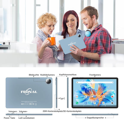 FEONAL 2025 nieuwste tablet 11 inch Android 15 tablets