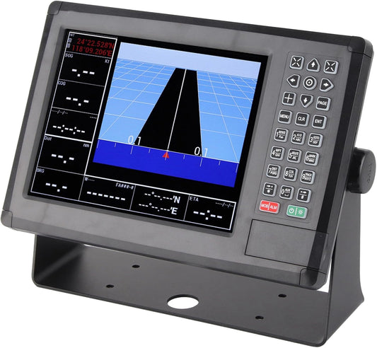 Marine Plotter 10 4 inch LCD Scherm Waterdicht met Geluidsalarm Compatibel met XINUO-MAP en C-Map Kaartsystemen voor Nauwkeurige Scheepsnavigatie