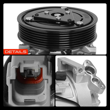 Frankberg 7711497037 Airconditioning Compressor Airconditioning Magnetische koppeling Compressor voor airconditioning Vervanging # 7711497037