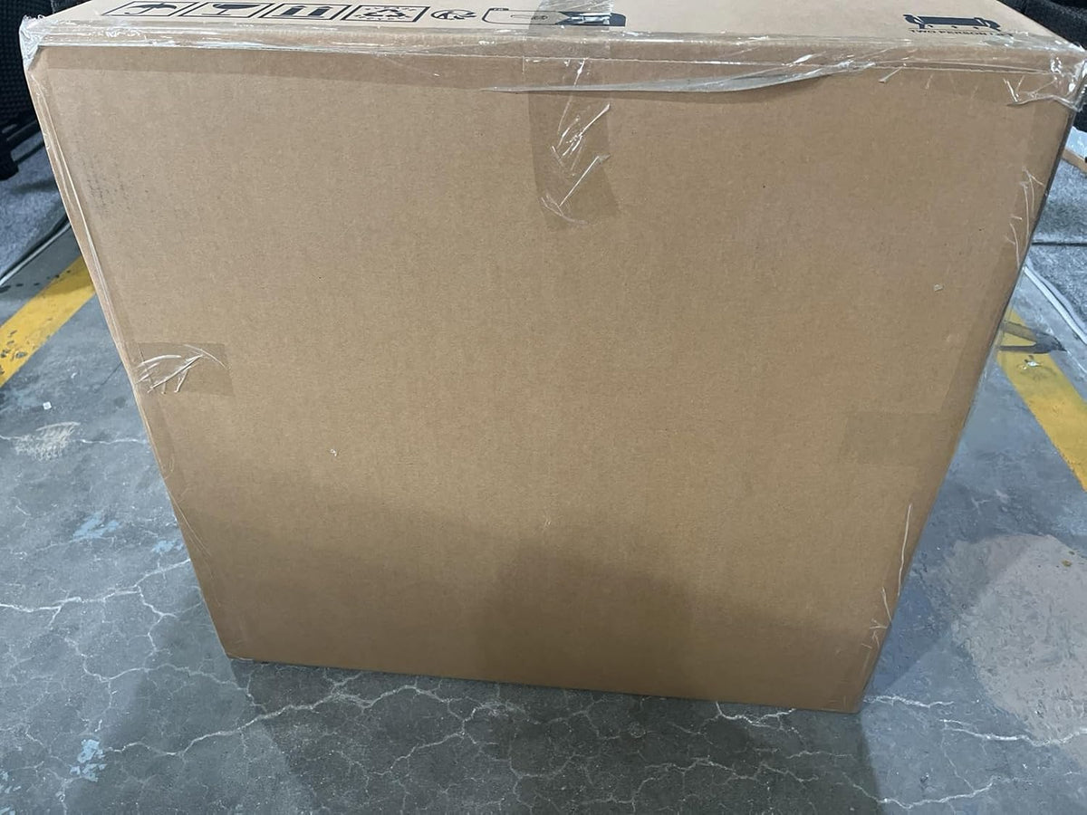 Grand patio Relaxstoel, ligstoel met zitkussen, aluminium frame, tuinstoel, verstelbare rugleuning, rotan zonneligstoel voor binnen, buiten (grijs zitkussen en bruin rotan)
