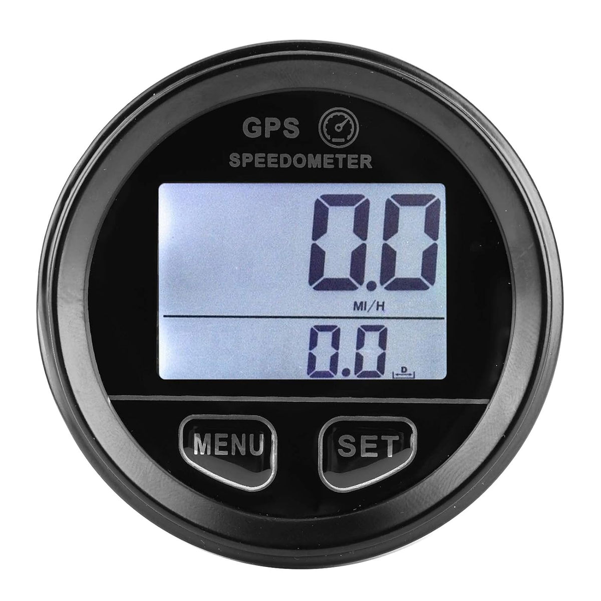 LCD digitale meter, duurzame gps-snelheidsmeter, voor scheepsboot ATV UTV motorfiets automobiel, vrachtwagen 2.36In standaard dashboardgat