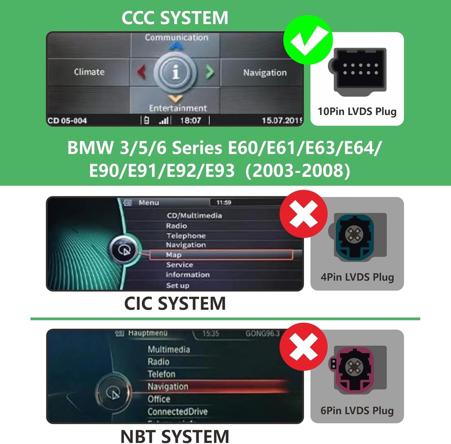 Autoradio BMW 3/5/6 Serie – Draadloze Autoradio – CarPlay Autoradio – Android Auto Radio – Multimedia Autoradio – IPS Touchscreen – Bluetooth 5.0 Handsfree Bellen