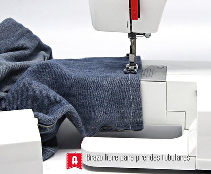 Naaimachine Wit – Stikmachine – Huishoudnaaimachine – Hobby Naaimachine – Jeans Naaimachine – 70 W Motor – 9 Steekontwerpen
