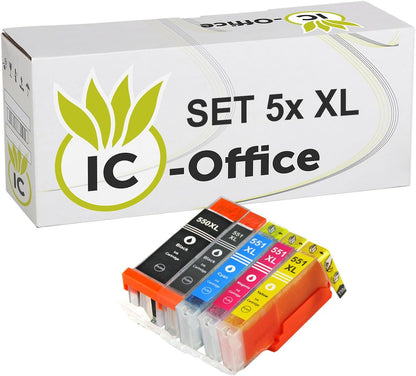 A3+ Kleurenprinter – Inkjetprinter – Fotoprinter – Office Printer – Printapparaat – Met 5 XL Inktcartridges – 9600 x 2400 DPI – WiFi & USB Connectiviteit