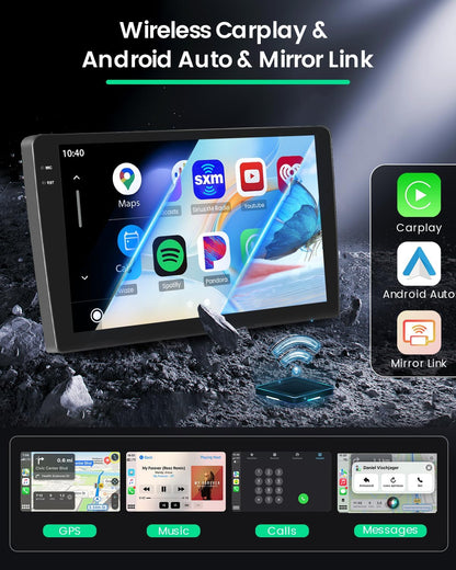 4+64G Android 15 autoradio voor KIA Picanto TA 2011-2016 met Carplay Android Auto, 9 inch autoradio Incell touchscreen met GPS Bluetooth EQ WIFI RDS FM SWC MIC achteruitrijcamera
