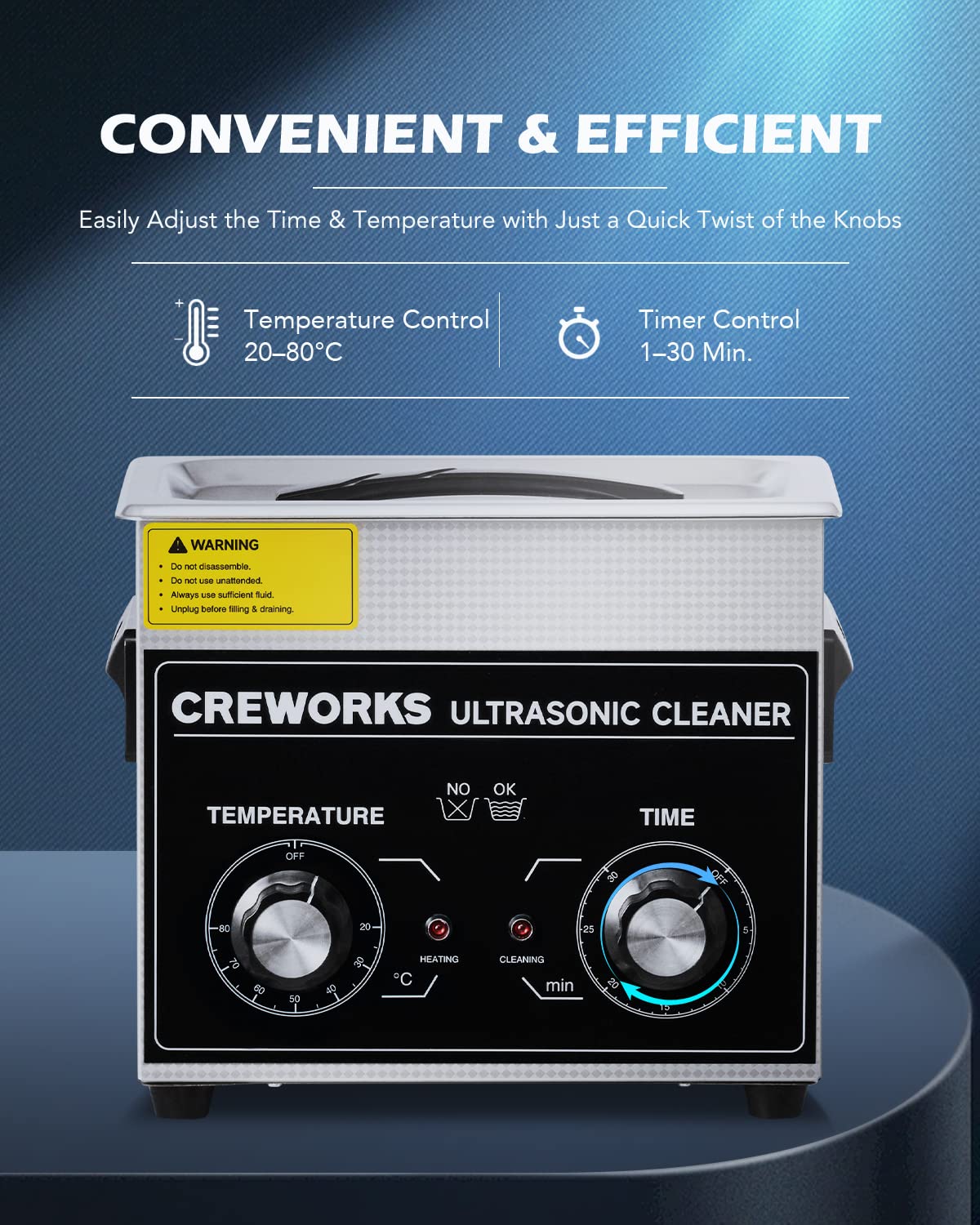 Ultrasoon Reinigingsapparaat – Ultrasone Reiniger – Ultrasoon Schoonmaakapparaat – Ultrasoon Wasmachine – Ultrasoon Machine – 3 Liter Inhoud – Roestvrij Stalen Behuizing – Instelbare Temperatuur En Timer