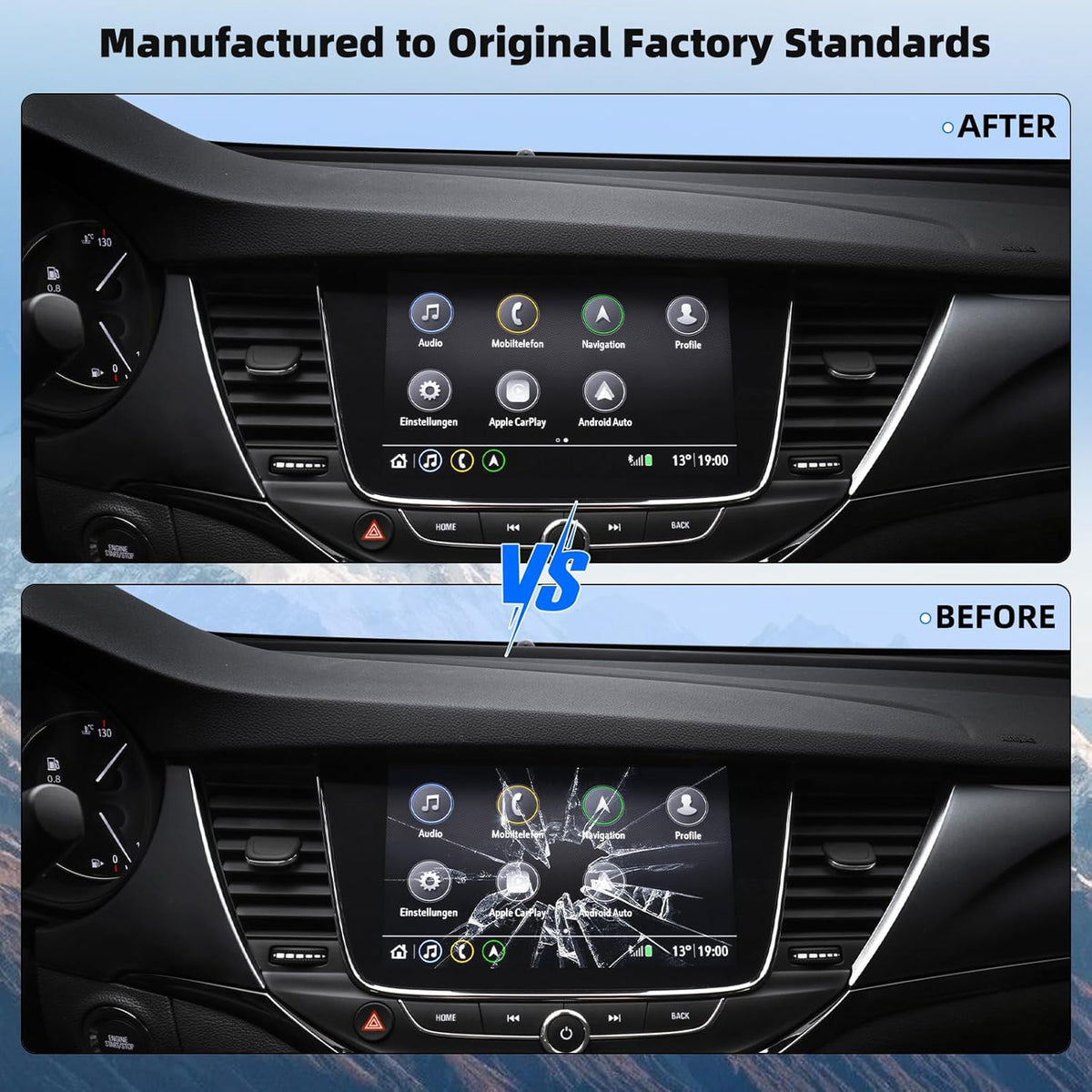 KAOLALI LQ080Y5DZ10 LQ080Y5DZ06 LCD-radiodisplay, touchscreen, 8 inch, compatibel met Opel Astra k Vauxhall, voor Belly Verano Cadillac