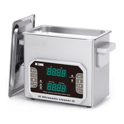 DK SONIC Professionele Ultrasone Cleaner 3L, 120W Precisie Ultrasone Sieraden Cleaner met Timer, Verwarming & Aanraakbediening, Multi-Toepassing voor Brillen, Kettingen, Horloges (Inclusief Mand)