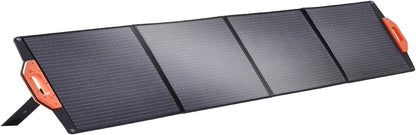VEVOR 200 W zonnepaneelkit, 18 V, monokristallijn zonnepaneel, waterdicht ETFE-oppervlak (IP67), zonne-installatie, omzettingssnelheid van 23%, inclusief 4-in-1 MC4-adapterkabel, ideaal voor campers,
