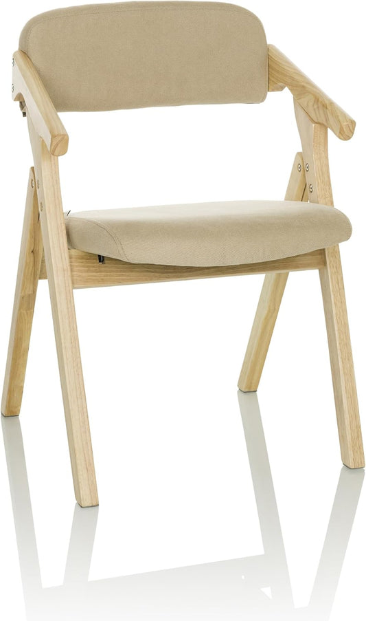 hjh OFFICE Klapstoel SCANDIO Stof Beige
