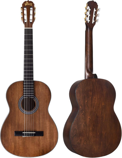 Winzz Klassieke Gitaar 4/4 Volwassenen, Klassieke Gitaar voor Beginners 39 Inch