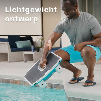 <font dir="auto" style="vertical-align: inherit;"><font dir="auto" style="vertical-align: inherit;">        Dolphin Skimmi automatic pool skimmer with Wi-Fi: cleans the water surface with smart, solar-powered sensors       </font></font>