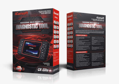 iCarsoft CR Elite OBD2 Test Diagnose Auto Foutscanner Uitleesapparaat