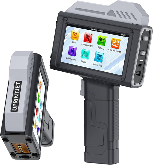 Draagbare handheld printer BT-HH6210B 25,4 mm draagbare inkjetprinter met sneldrogende inktpatronen voor datum, chargenummer, QR-code barcode