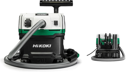 Hikoki RP200YLWAZ, nat-/droogzuiger, meerkleurig, 1200 W, 20 liter
