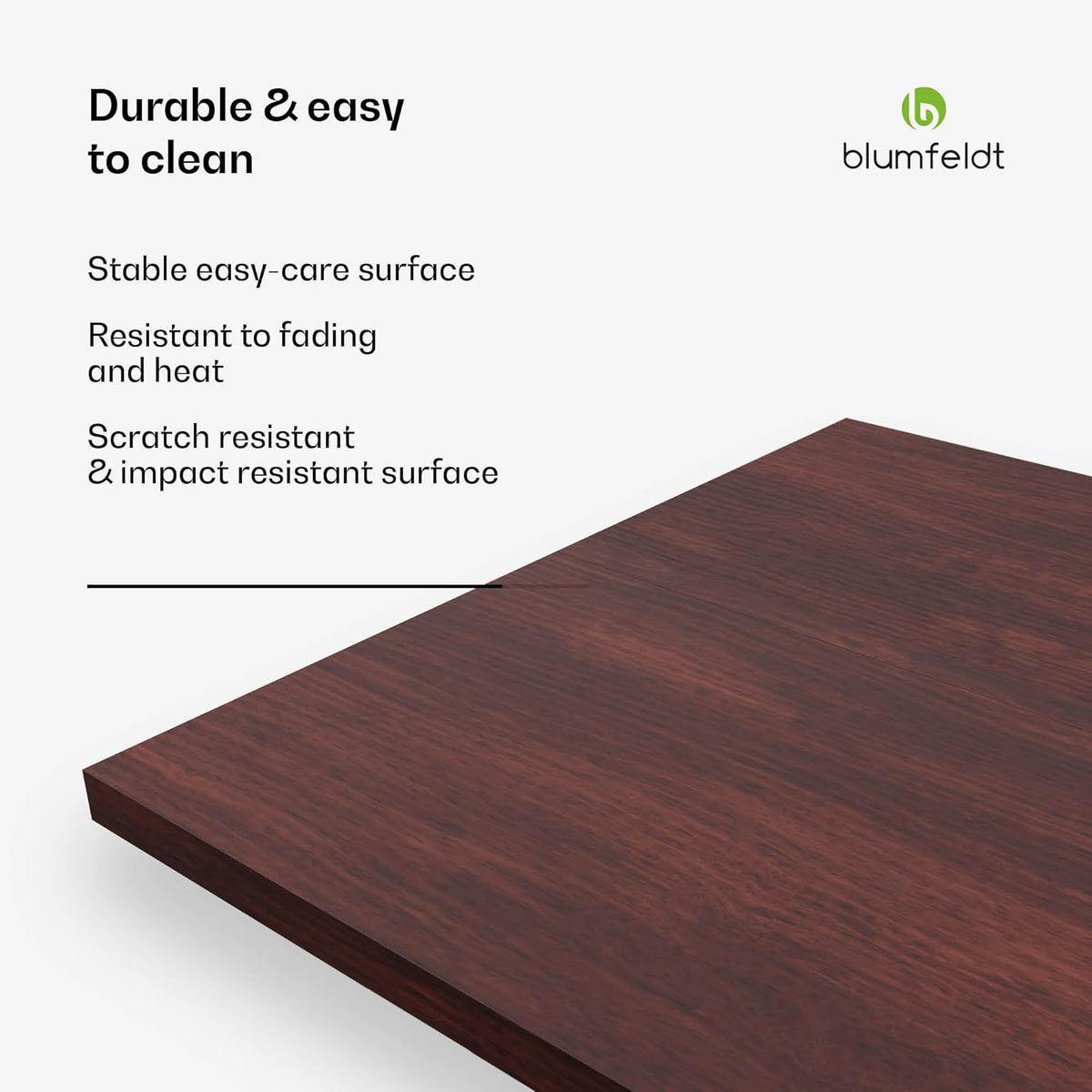 Blumfeldt Bearsdon Houten tafelblad - duurzaam, 160 x 90 cm, krasvast & hittebestendig, ideaal voor eettafel - moderne grenen afwerking, industriële & minimalistische stijl