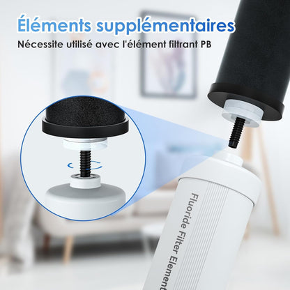 Zwaartekracht Waterfiltersysteem – Waterfilterkan – Waterfilter – Zwaartekrachtfilter – Drinkwaterfilter – 5,7 Liter, 304 Roestvrij Staal – 6-Traps Filtratie Zonder Stroom