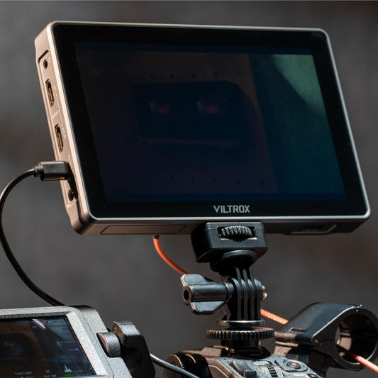 VILTROX DC-A1 7-inch touchscreen cameramonitor - 2800 nit, 60Hz 4K met koelventilatoren, 1920x1080 DSLR, 4K HDMI in/uit, 170° groothoek