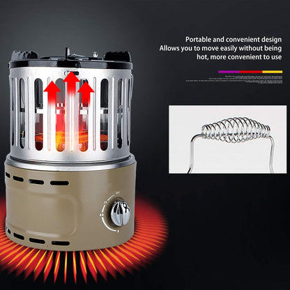 Thuis Multifunctionele Mini Heater, Outdoor Draagbare Vissen Snelverwarming Patio Kachel voor Aardgas/Vloeibaar Gas, A
