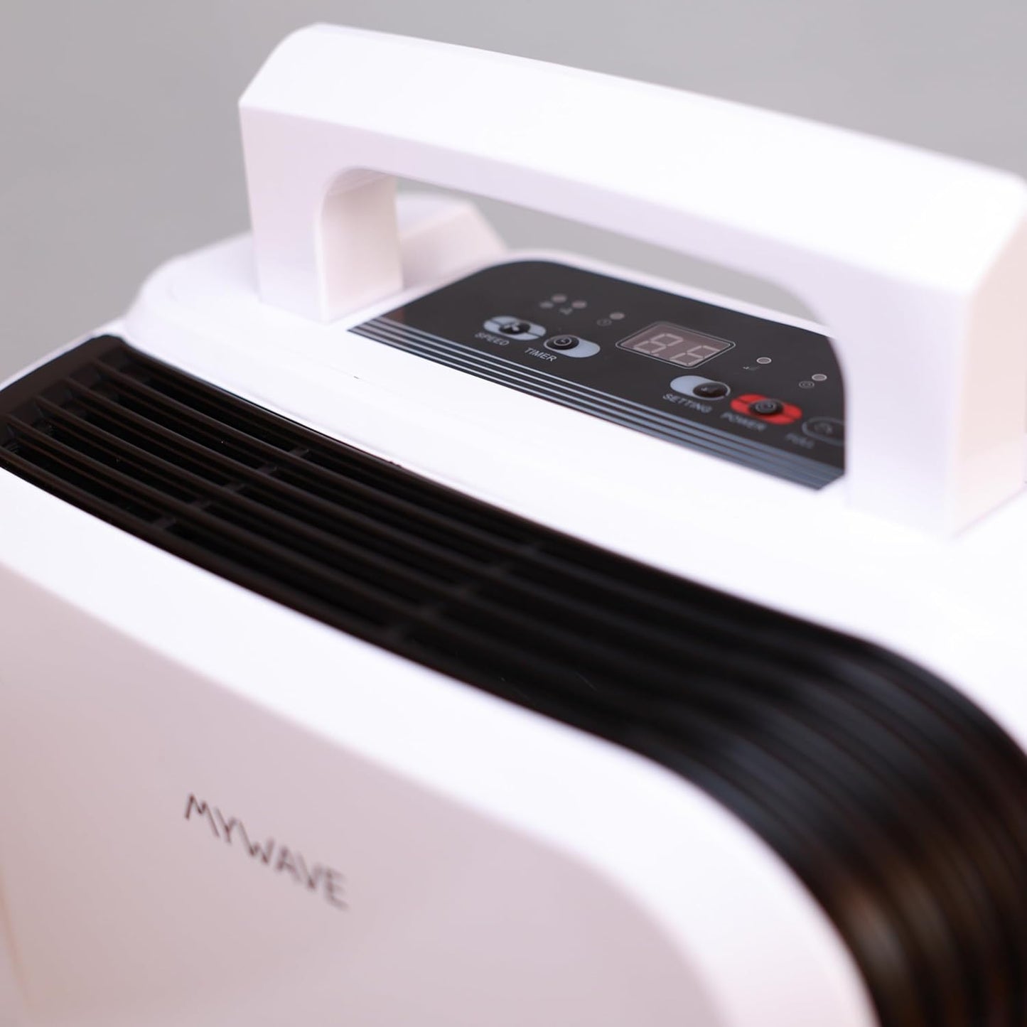 My Wave Draagbare luchtontvochtiger, 10 l, vermindert vocht, anti-schimmel, ideaal voor ruimtes tot 15 m², timer voor maximaal 24 uur en controlelampje