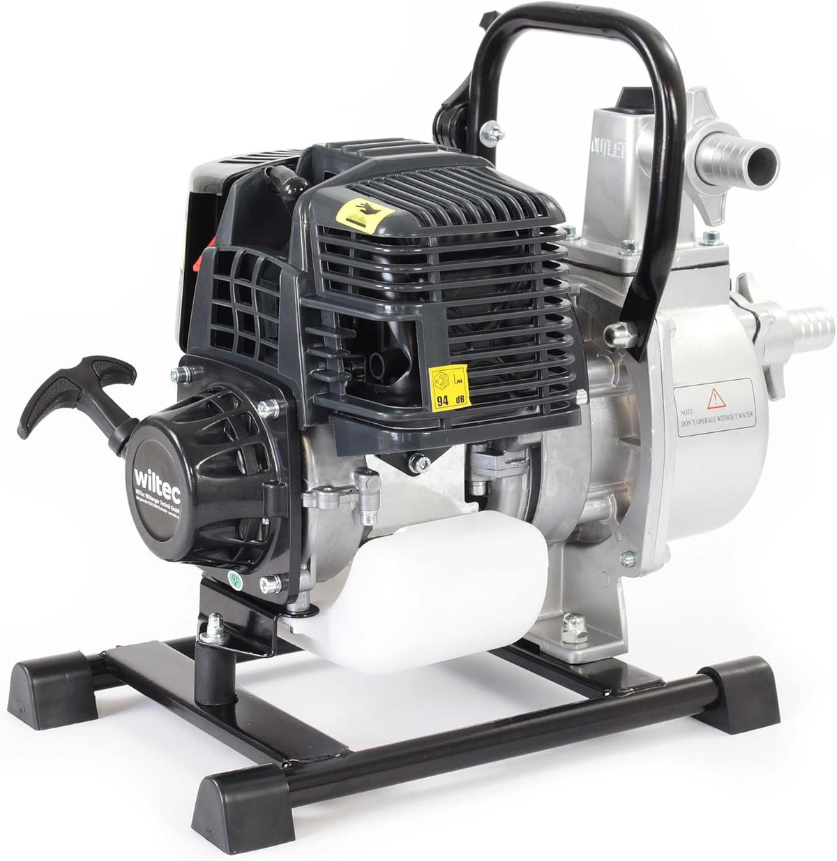 Benzine Waterpomp – Tuinpomp – Verfpomp – Dompelpomp – Irrigatiepomp – 1 kW Motorvermogen – 8.000 Liter Per Uur Debiet