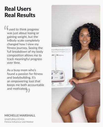 InBody H20N-Black Smart Full Body Composition Analyzer Scale - Full Body Digital Scale, BMI Measurement Tool, Body Fat Analyzer, Muscle Mass Inbody Scale - Bluetooth Connected