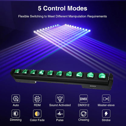 BETOPPER 10x15w RGBW Moving Head Lamp Beam LED Light Bar voor Party L1015