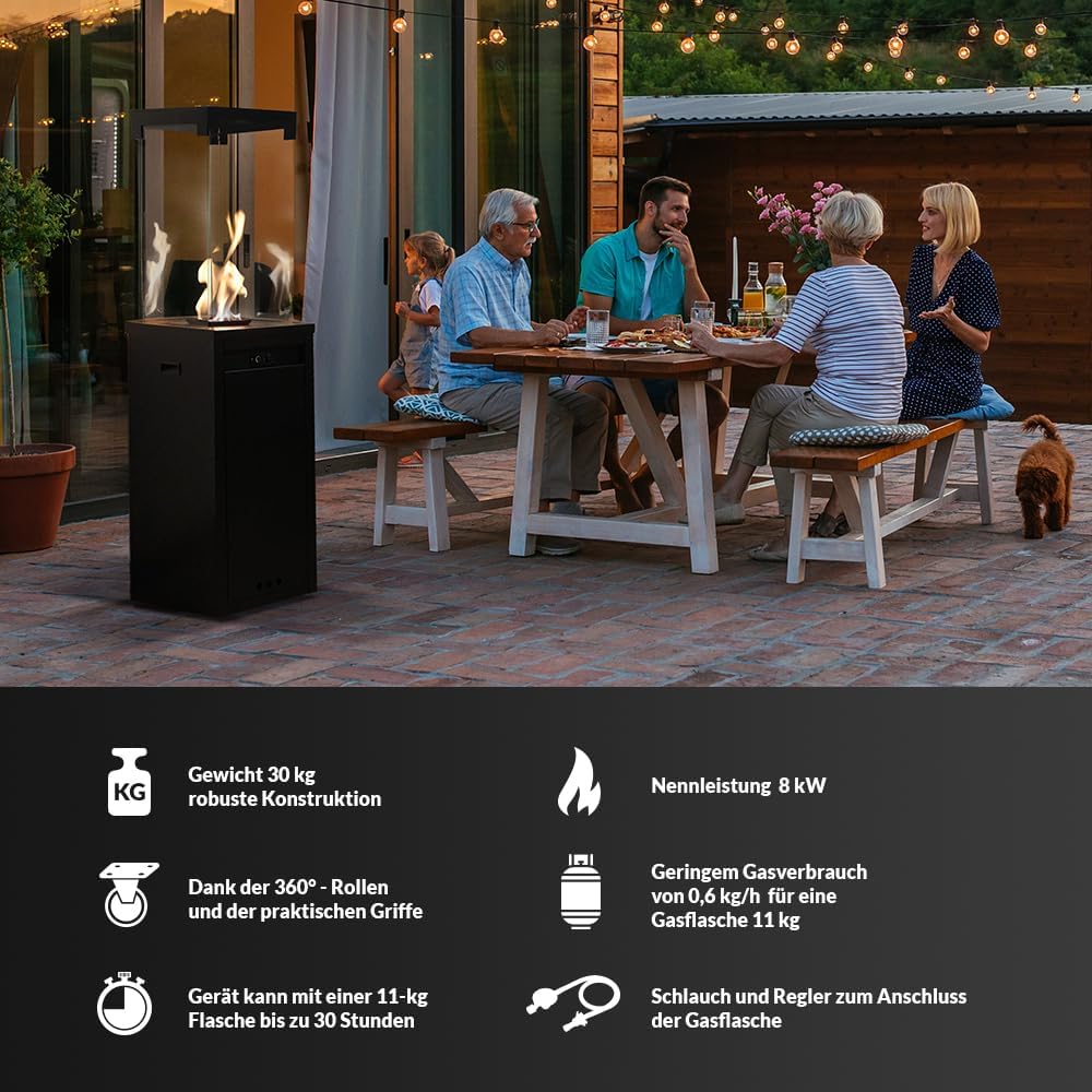 KRATKI Tuinverwarmingen Patio Light Wit