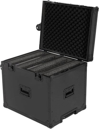 UDG FlightCase Kofferbak voor Set CDJ/MIXER Black Plus (Trolley & Wielen)