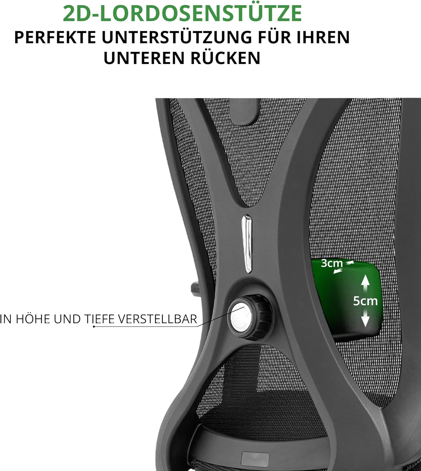 Ergonomische Bureaustoel Voor Volwassenen – Office Chair – Werkstoel – Bureaustoel Zwart – Bureaustoel Met Hoofdsteun – Volledig Verstelbaar – EN-1335 Gecertificeerd