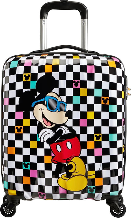 American Tourister Hypertwist, Spinner S, Hand Bagage, 55 cm, 36 L, veelkleurig (Mickey Check)