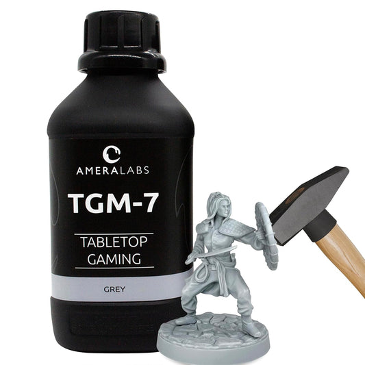 3D-printhars – 3D Printhars – 3D Printerhars – UV Hars – Resin Hars – Snelle Uitharding – Robuuste Hoge Resolutie – 1 Liter Grijs