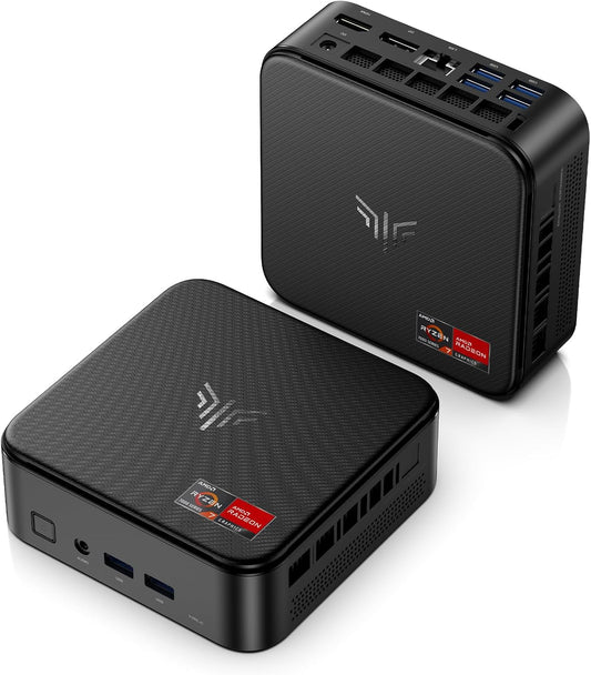 Mini PC Windows 11 Pro, NiPoGi AM02 AMD Ryzen 3 3200U Prozessor (bis zu 3,5 GHz) Mini Computer, 8GB RAM 256GB M.2 SSD Mini Desktop Computer mit Radeon Vega 3 Grafik, Unterstützung WiFi 5,BT 4.2