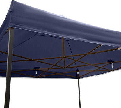 All Seasons Gazebos 3x3m Heavy Duty volledig waterdicht pop-up tuinhuisje met accessoirepakket - marineblauw