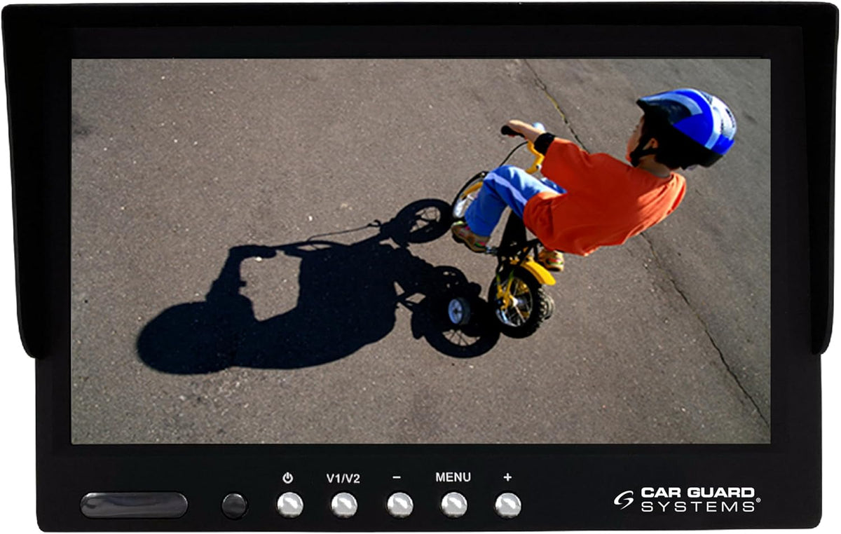 7 inch monitor RAV-MO-7 met 2 camera-ingangen, set met achteruitrijcamera van CARGUARD Systems, 120° kijkhoek, 9-32 V