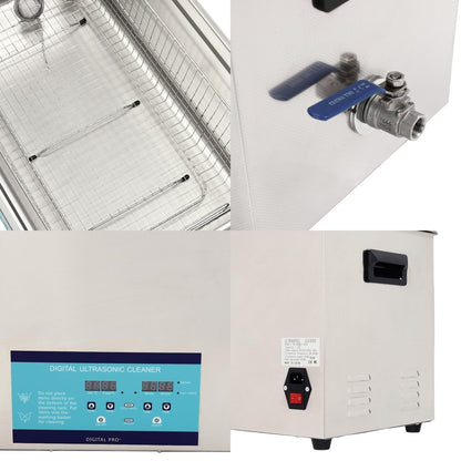 Ultrasoon Reinigingsapparaat – Ultrasoon Cleaner – Sieradenreiniger – Technisch Reinigingsapparaat – Horlogereinigingsmachine – 30 Liter Roestvrij Staal – 3 Reinigingsmodi & Instelbare Temperatuur 0-80°C