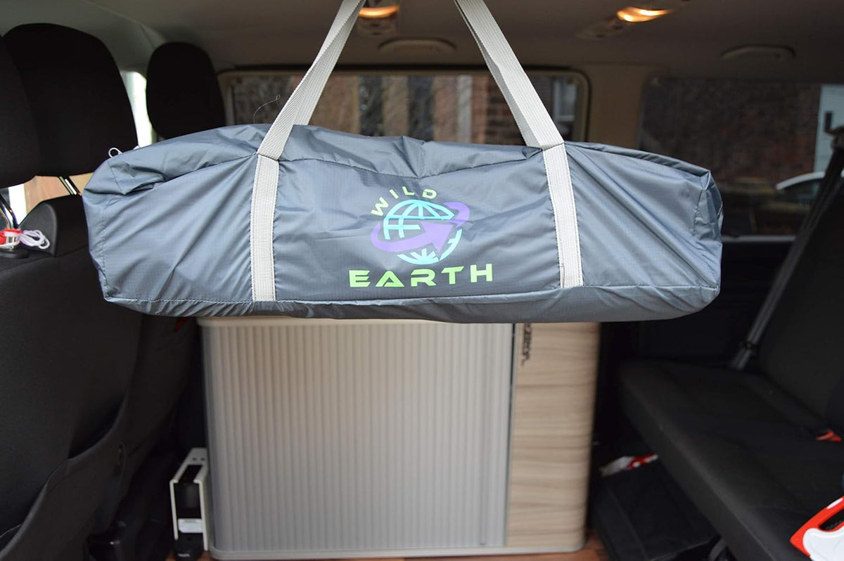 Wild Earth Zonnekap luifel voor VW Camper Van camper 300cm x 240cm MED Grijs
