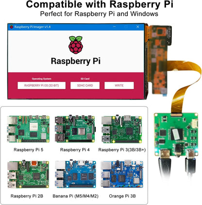 Amoled-display, 7 inch FHD 90 Hz, hoge vernieuwingsfrequentie, 850 nits, hoge helderheid, IPS-touchpaneel voor Raspberry Pi 5/4 laptopcamera, switch, PS4/5, gaming-display, doe-het-zelfscherm