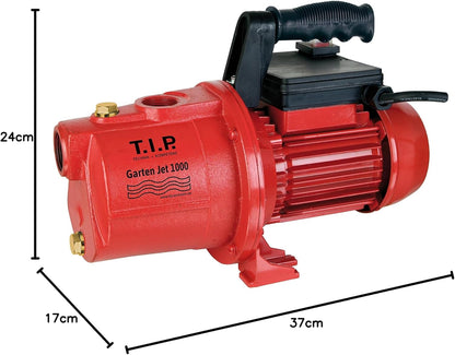 Tuinpomp – Waterpomp – Besproeiingspomp – Tuinwaterpomp – Zelfaanzuigende Pomp – Gietijzeren Behuizing – 800 W Motor – Max 3.500 L/U Debiet