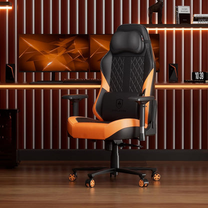 GTPLAYER Gaming Chair with Massage Gaming Chair with Pocket Spring Cushion and Footrest, Ergonomic Gaming Chair Office Chair with 4D Armrests, Computer Chair with Widened Backrest, Load Capacity up to - QUORE