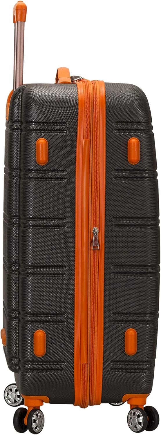 Rockland Escape 4-delige softside rechtopstaande bagageset, HOUTSKOOL, 3 Piece (20"/24"/28")