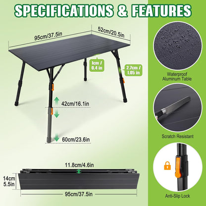 Outdoor Opvouwbare Draagbare Picknick Camping Tafel