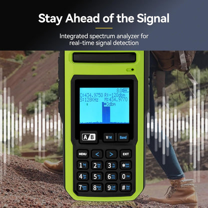 Retevis A3 Tweerichtingsradio, Quad-band Hamradio, AM/SSB/FM/AIR-Modi, Tweekanaals, 2500 mAh, Instelbare Walkietalkie voor de Jacht, Reiziger, Camping (1 stuk)