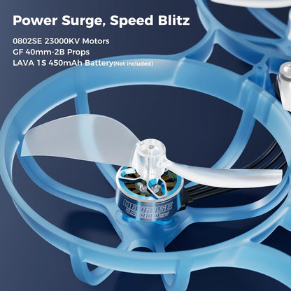 BETAFPV Air75 Borstelloze Whoop Quadcopter, Ultralight 1S 75 mm Micro Whoop drone met G473 5IN1 Air Flight Controller ELRS ontvanger, 0802SE 23000KV Motor, C03 FPV camera, voor FPV drone Racing