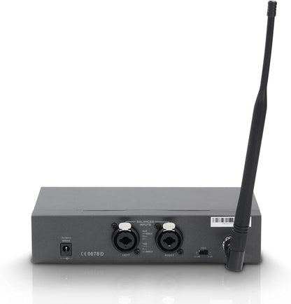 Draadloos in-ear monitorsysteem – In-Ear Monitor – In-Ear Monitorset – Monitoringsysteem – Podiummonitor – UHF 823-832/863-865 MHz – 96 UHF-kanalen