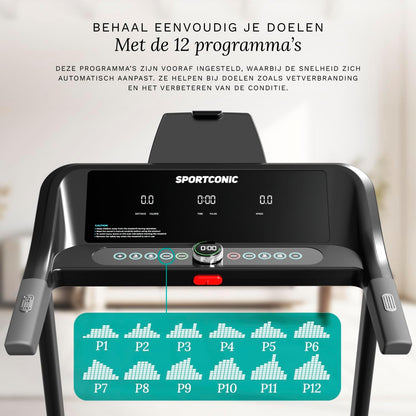 Loopband voor Thuis – Walking Pad – Wandelband – Elektrische Loopband – Compacte Loopband Onder Bureau – Inklapbaar en Slechts 13 cm Hoog – Verstelbare Hellingshoek Tot 9%
