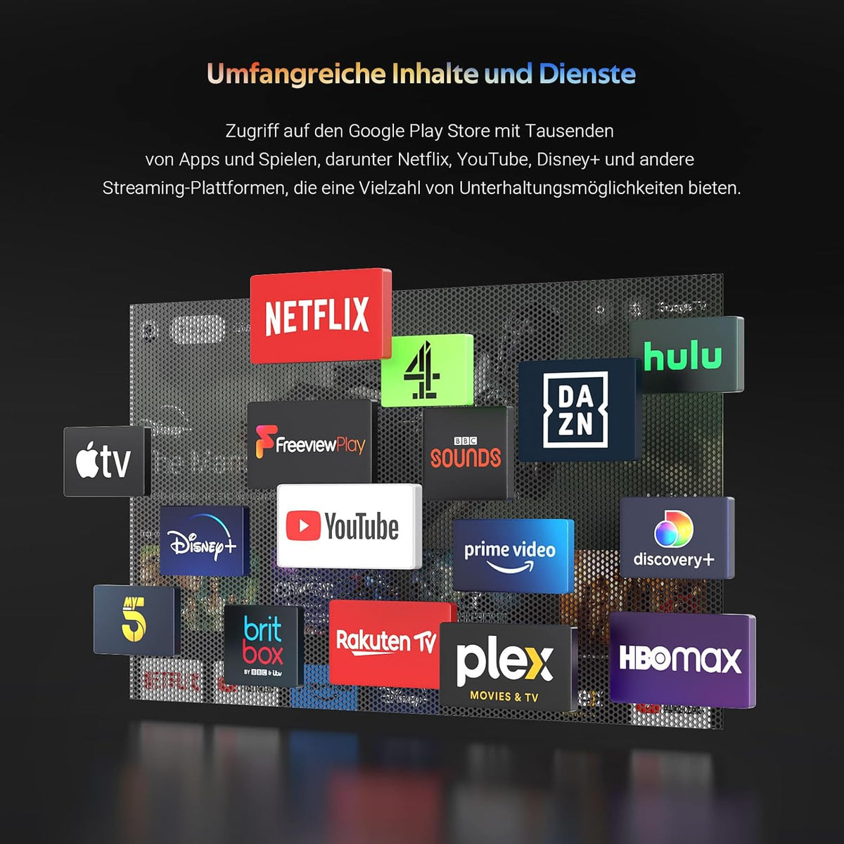 Antteq Koalas Series Q50 Smart TV 4K HDR QLED Android TV 127 cm (50 inch) met App Store (10.000+ apps), Bluetooth 5.0, spraakassistent, WLAN 2,4 GHz/5 GHz