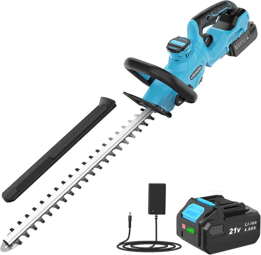 Heggenschaar met accu, elektrische heggenschaar met 4000 mAh accu